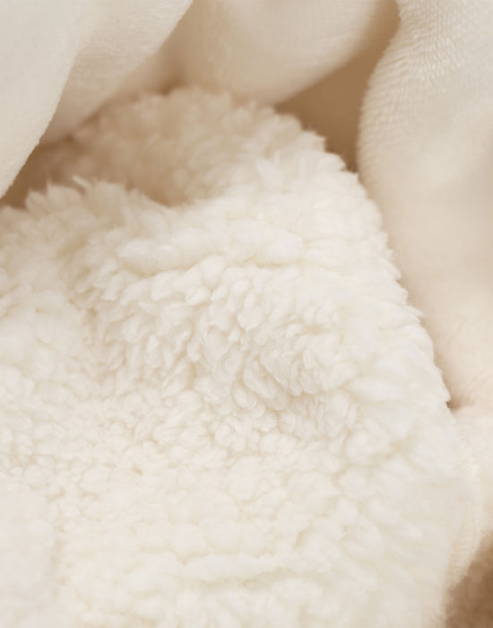 Peanuts Snoopy Womens Off-White Blanket Hoodie