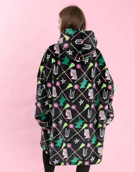 Wicked Character Womens Multicoloured Blanket Hoodie