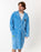 Sesame Street Cookie Monster Unisex Blue Hooded Bathrobe