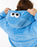 Sesame Street Cookie Monster Unisex Blue Hooded Bathrobe