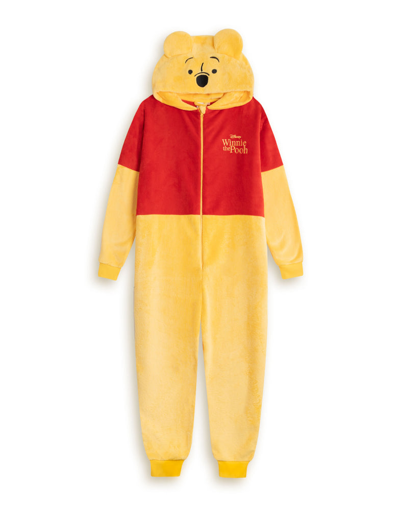 Disney Winnie The Pooh Womens Orange Onesie