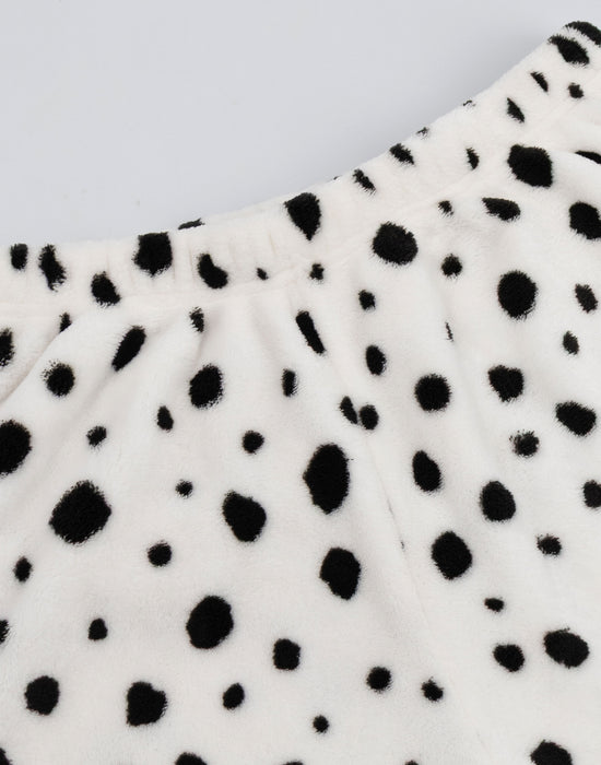 Disney 101 Dalmations Womens White Long Sleeve Long Leg Pyjama Set