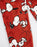 Peanuts Snoopy Womens Red Long Sleeve Long Leg Pyjama Set