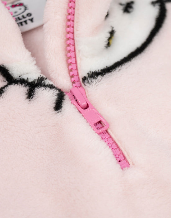 Hello Kitty Faces Womens Pink Jumper