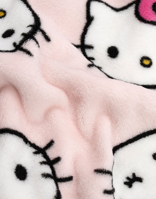 Hello Kitty Faces Womens Pink Jumper