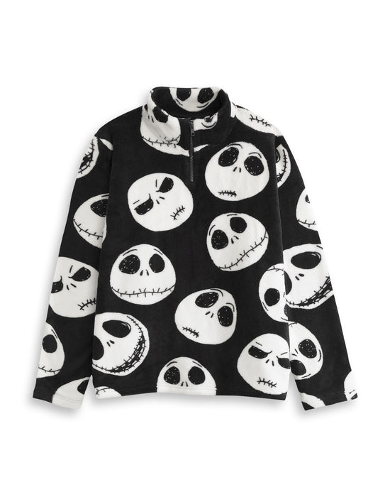 The Nightmare Before Christmas Faces Womens Black Jumper