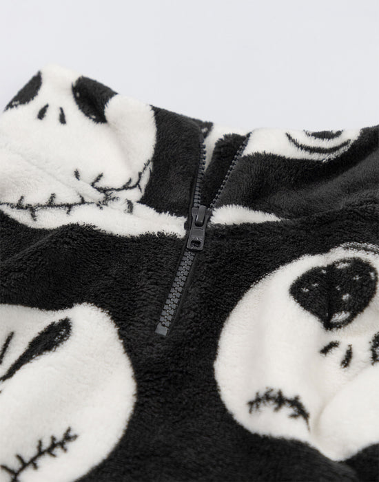 The Nightmare Before Christmas Faces Womens Black Jumper