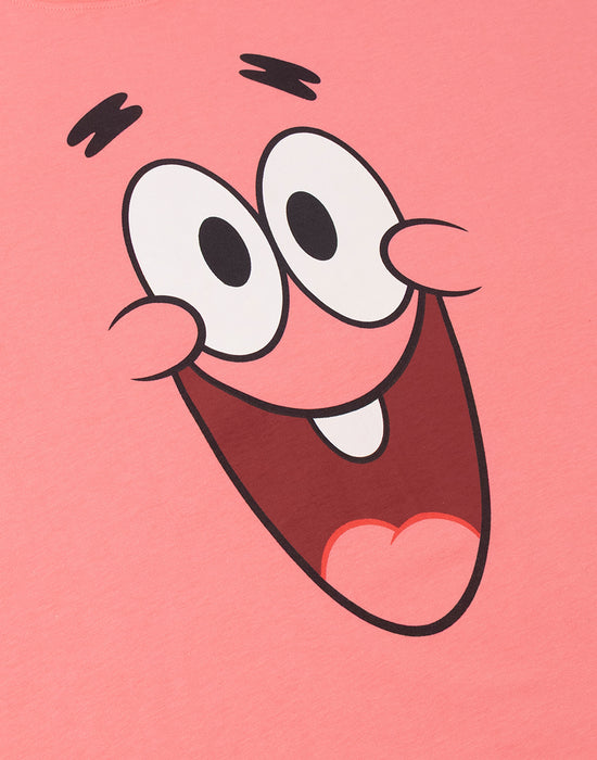 SpongeBob SquarePants Patrick Womens Pink Short Sleeve Long Leg Pyjama Set