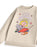 Disney Book Lizzie Mcguire Womens Beige Sweatshirt