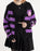 Monster High Alumni Womens Purple Cardigan