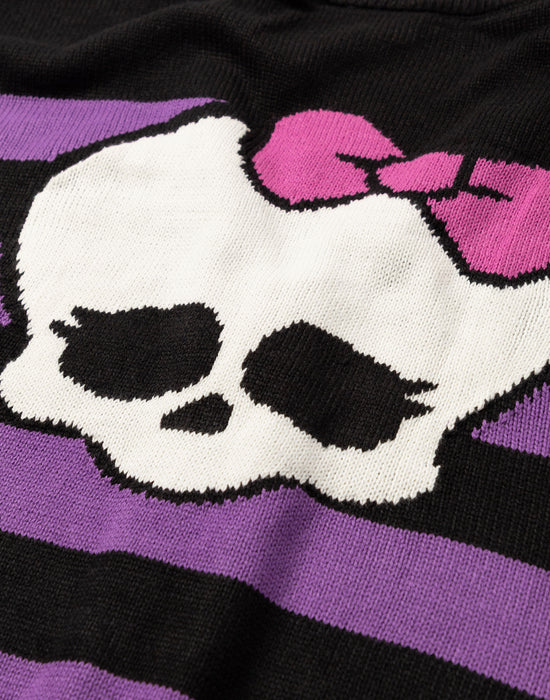 Monster High Alumni Womens Purple Cardigan