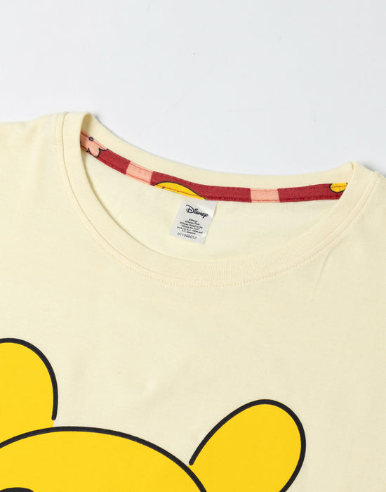 Disney Winnie The Pooh Womens Multicoloured Short Sleeve Long Leg Pyjama Set