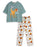 Disney Bambi Womens Multicoloured Short Sleeve Long Leg Pyjama Set