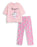 Disney Marie Womens Pink Short Sleeve Long Leg Pyjama Set
