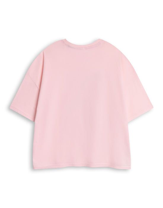 Disney Marie Womens Pink Short Sleeve Long Leg Pyjama Set