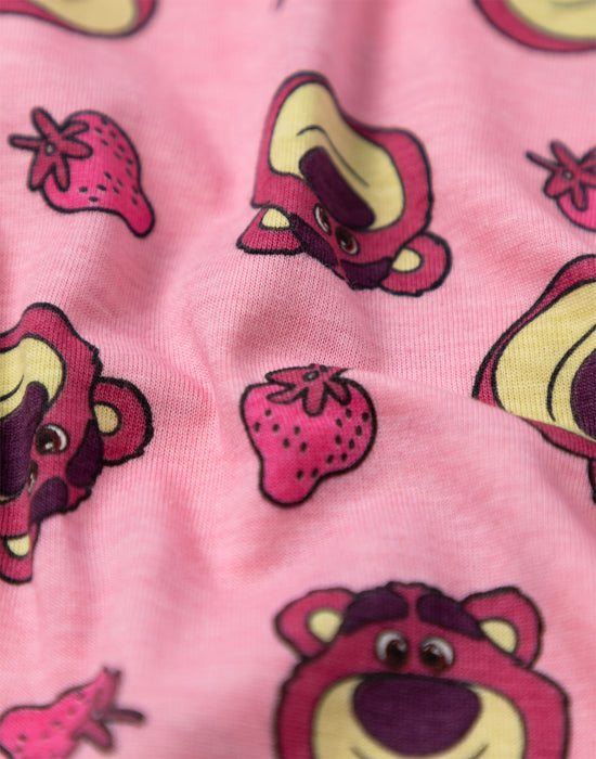 Disney Lotso Womens Pink Short Sleeve Long Leg Pyjama Set
