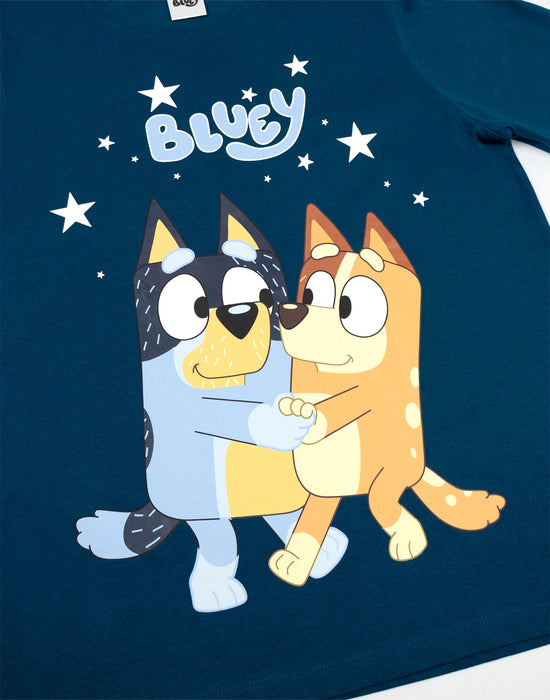 Bluey Family Womens Multicoloured Long Sleeve Long Leg Pyjama Set