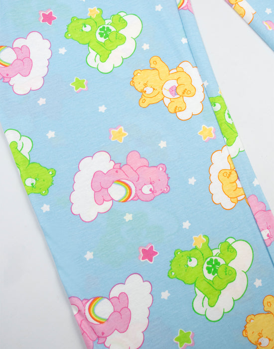 Care Bears Character Womens Pink Short Sleeve Long Leg Pyjama Set