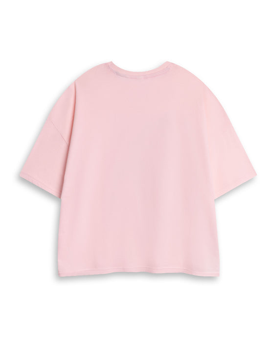 Disney Tangled Womens Pink Short Sleeve Long Leg Pyjama Set