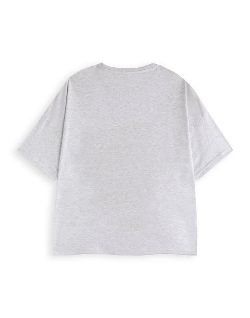 Friends Logo Womens Grey Short Sleeve Long Leg Pyjama Set