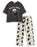 Shaun The Sheep Character Womens Grey Short Sleeve Long Leg Pyjama Set
