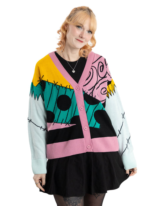 The Nightmare Before Christmas Sally Womens Multicoloured Cardigan