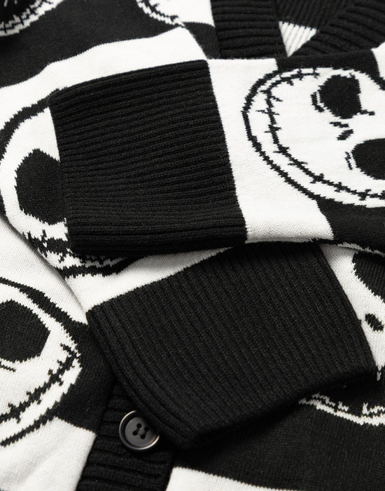 The Nightmare Before Christmas Jack Skellington Womens Black Cardigan