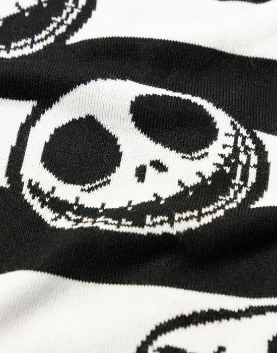 The Nightmare Before Christmas Jack Skellington Womens Black Cardigan