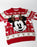Disney Mickey Mouse Womens Red Christmas Jumper