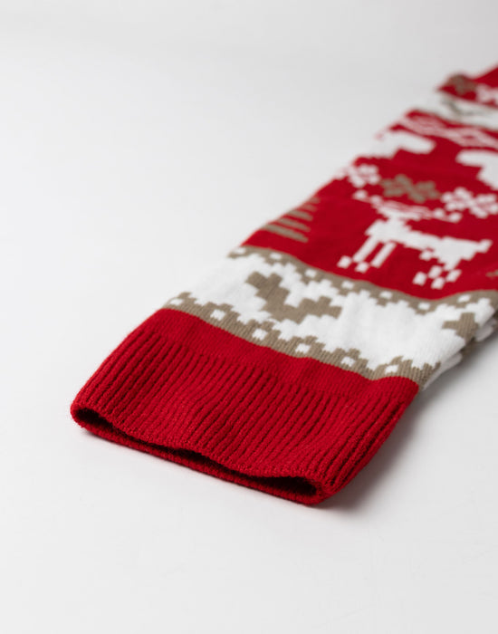 Disney Mickey Mouse Womens Red Christmas Jumper