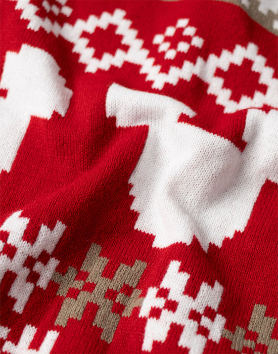 Disney Mickey Mouse Womens Red Christmas Jumper