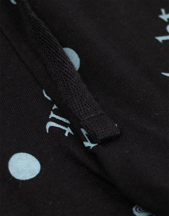 Twilight Logo Womens Black Short Sleeve Long Leg Pyjama Set