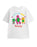 Barney Togetherness Womens White Short Sleeved T-Shirt