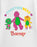 Barney Togetherness Womens White Short Sleeved T-Shirt
