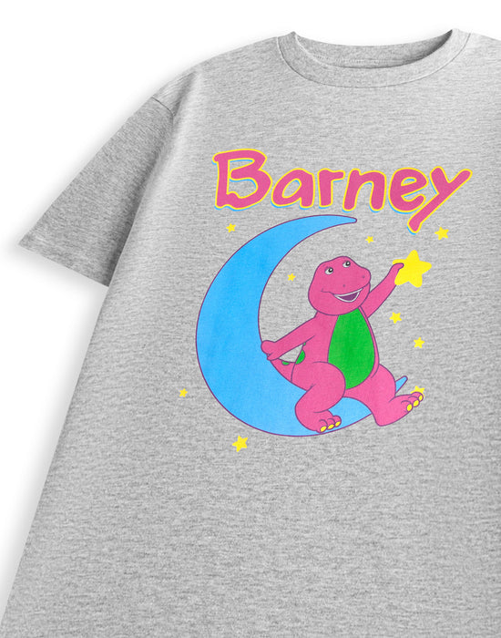 Barney Moon Womens Grey Short Sleeve Nightdress
