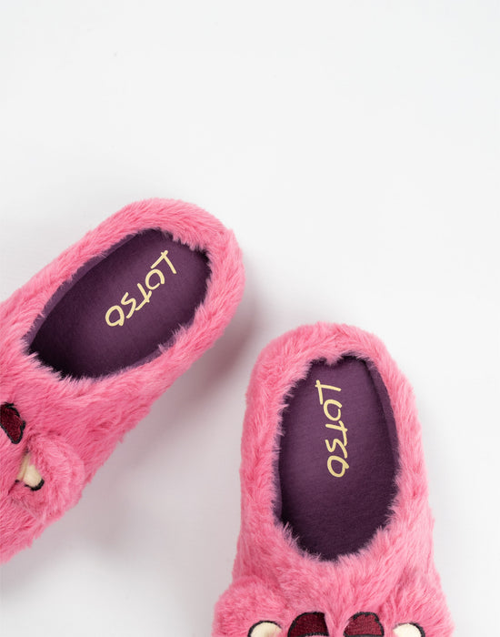 Disney Toy Story Lotso Womens Pink Mule Slippers