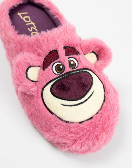 Disney Toy Story Lotso Womens Pink Mule Slippers