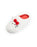 Hello Kitty Character Face Womens White Mule Slippers