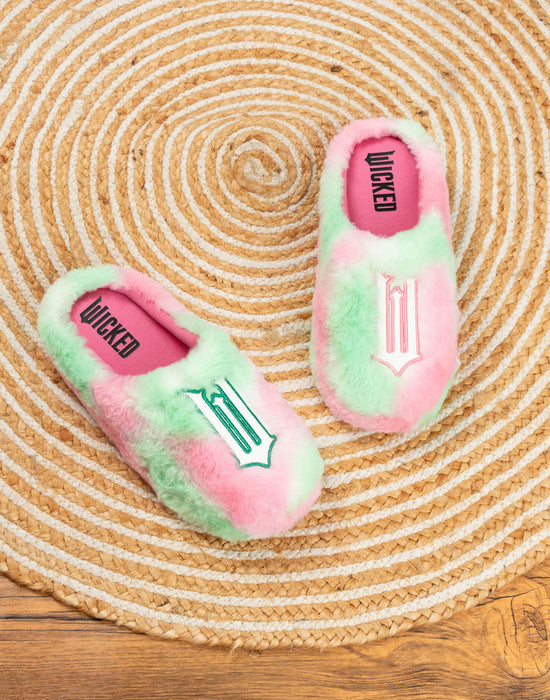 Wicked Logo Womens Multicoloured Mule Slippers