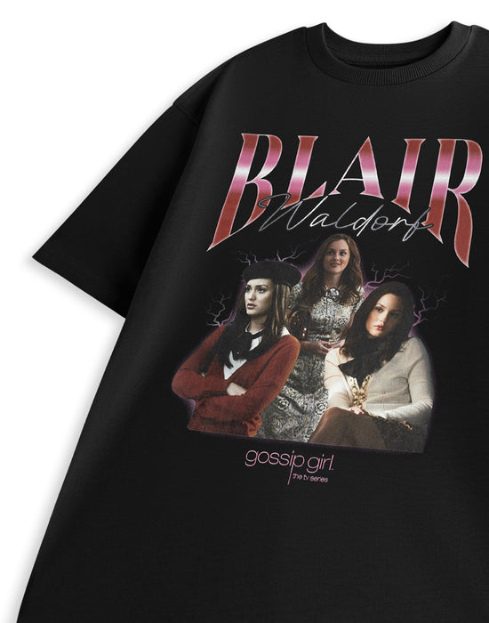 Gossip Girl Blair Womens Black Short Sleeved T-Shirt