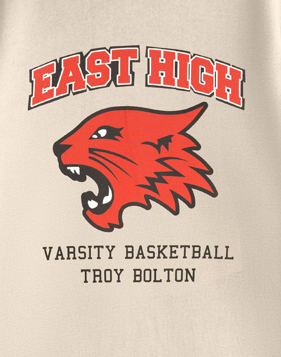 High School Musical Varsity basketball sweat Womens Beige Sweatshirt