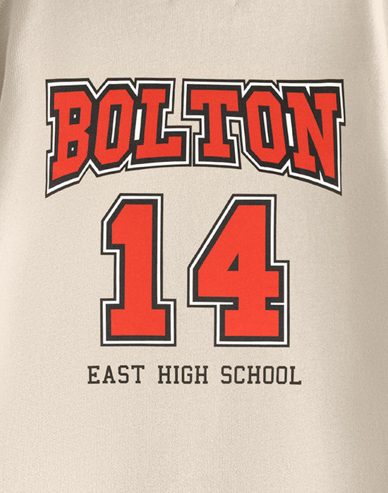 High School Musical Varsity basketball sweat Womens Beige Sweatshirt