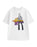 Disney Lights Hannah Montana Womens White Short Sleeved T-Shirt