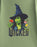 Wicked Elphaba Poppies Unisex Green Short Sleeved T-Shirt