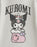 Hello Kitty & Friends Kuromi Stocking Womens Grey Short Sleeved T-Shirt