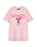 Santa-Rita Unisex Pink Short Sleeved T-Shirt