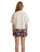 Wallace And Gromit Feathers Womens White Short Sleeve Short Leg Pyjama Set
