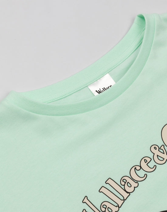 Wallace And Gromit Cup Character Womens Green Short Sleeve Short Leg Pyjama Set