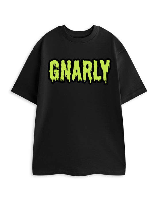 Gnarly Womens Black Short Sleeved T-Shirt