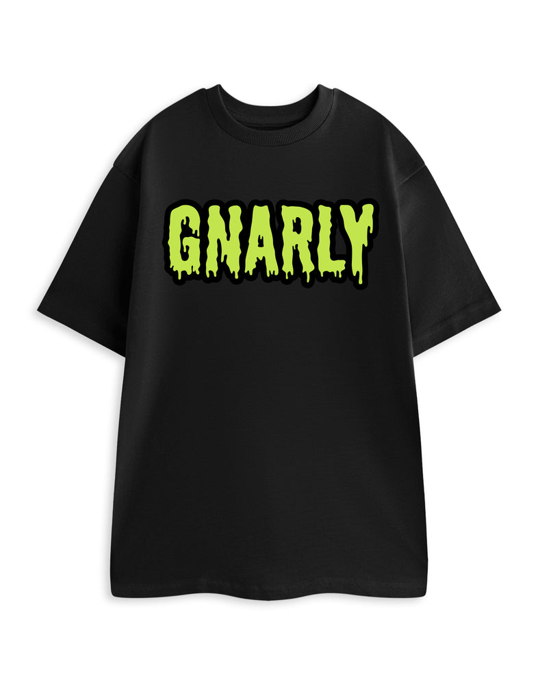 Gnarly Womens Black Short Sleeved T-Shirt